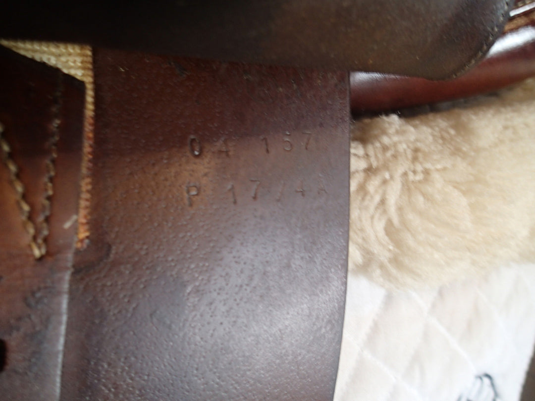 17" Bruno Delgrange Partition Saddle - 2004 - 4.75" dot to dot (905)
