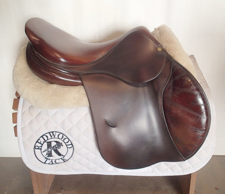 17" Bruno Delgrange Partition Saddle - 2004 - 4.75" dot to dot (905)