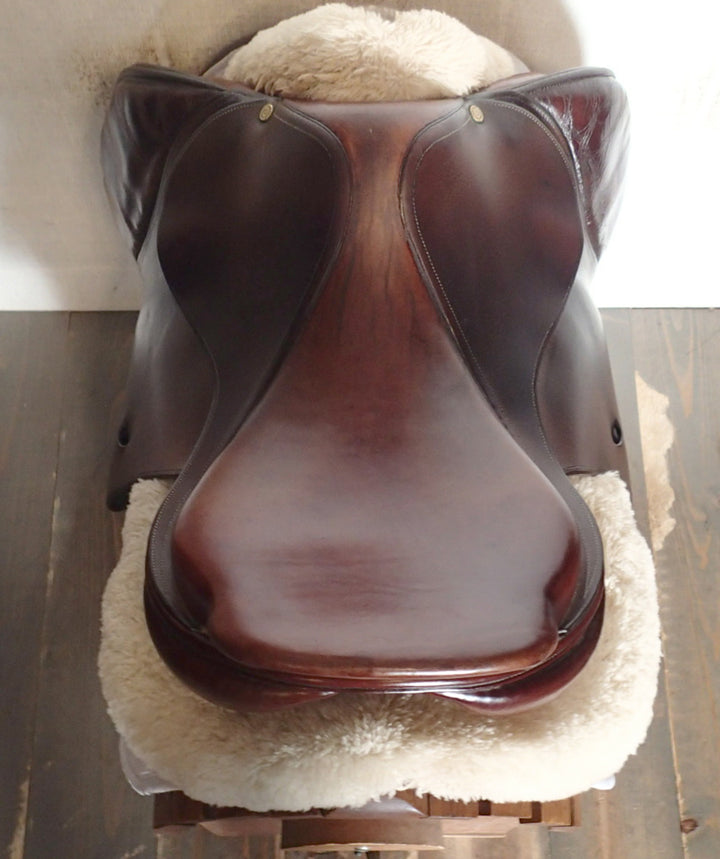 17" Bruno Delgrange Partition Saddle - 2004 - 4.75" dot to dot (905)