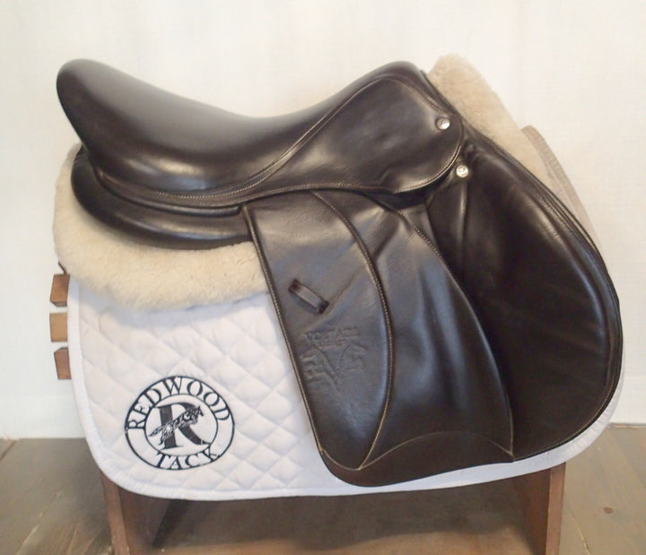 17.5" Voltaire Stuttgart Saddle - Full Buffalo - 2020 - 4AA Flaps - 4.75" dot to dot - FIN Panels