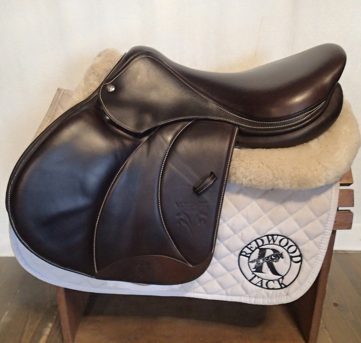 17.5" Voltaire Palm Beach Saddle - Full Buffalo - 2025 - 2AAA Flaps - 5" dot to dot - Pro Panels