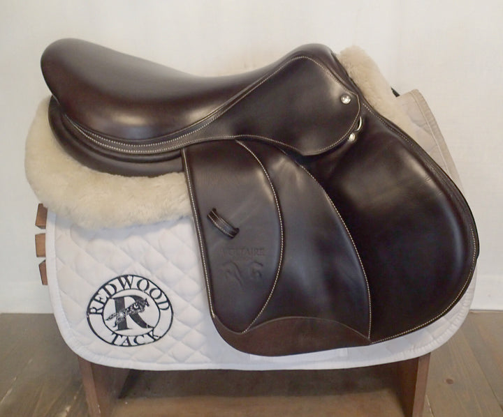 17.5" Voltaire Palm Beach Saddle - Full Buffalo - 2025 - 2AAA Flaps - 5" dot to dot - Pro Panels