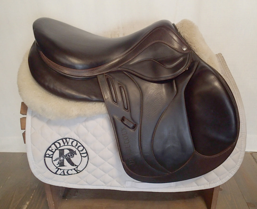17" Devoucoux Biarritz Lab Saddle - Full Buffalo - 2019 - 2 Flaps - 4.5" dot to dot