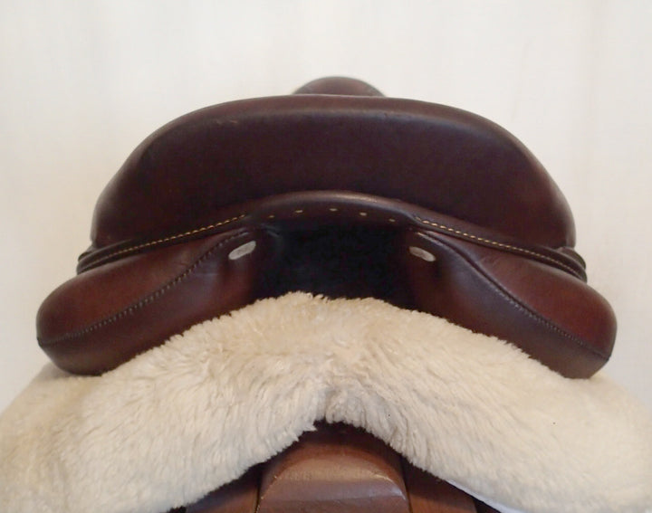 18" Antares Contact Monoflap Saddle - Full Buffalo - 2019 - 3AA Flaps - 4.75" dot to dot