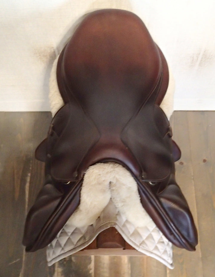 18" Antares Contact Monoflap Saddle - Full Buffalo - 2019 - 3AA Flaps - 4.75" dot to dot