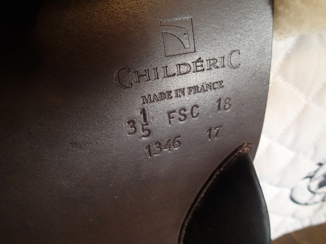 18" Luc Childeric Saddle - 2017 - NEW - 4.5" dot to dot