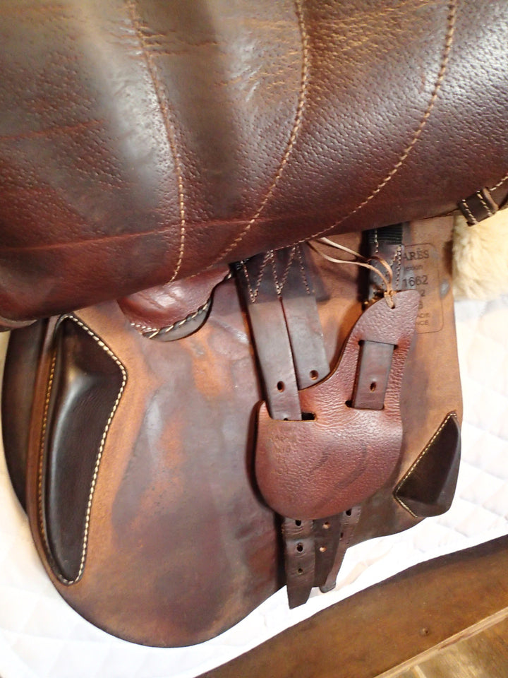 17" Antares Connexion Saddle - Full Buffalo - 2021 - 2N Flaps - 5" dot to dot