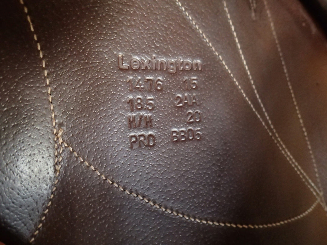 18.5" Voltaire Lexington Monoflap Saddle - Full Buffalo - 2015 - 2AA Flaps - 4.75" dot to dot - Pro Panels