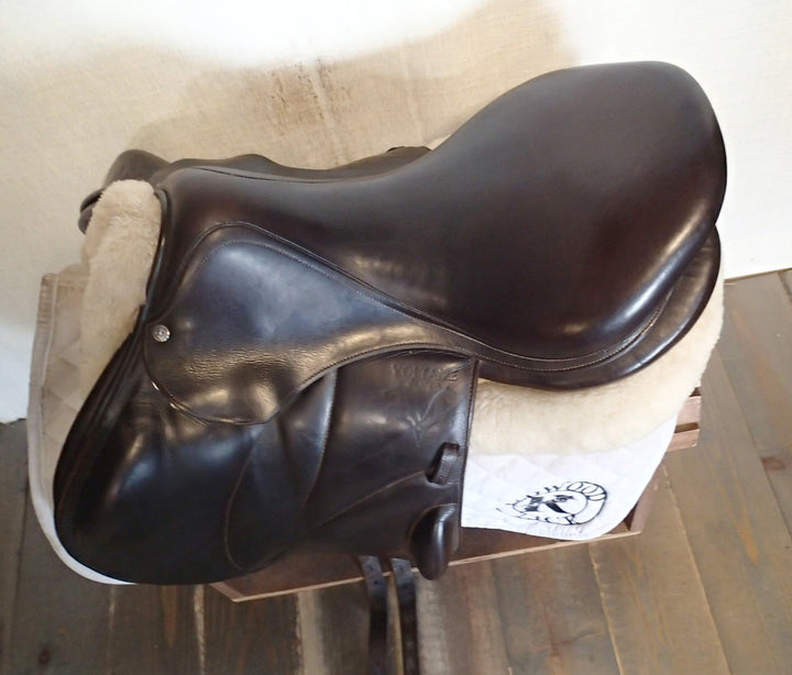 18.5" Voltaire Lexington Monoflap Saddle - Full Buffalo - 2015 - 2AA Flaps - 4.75" dot to dot - Pro Panels