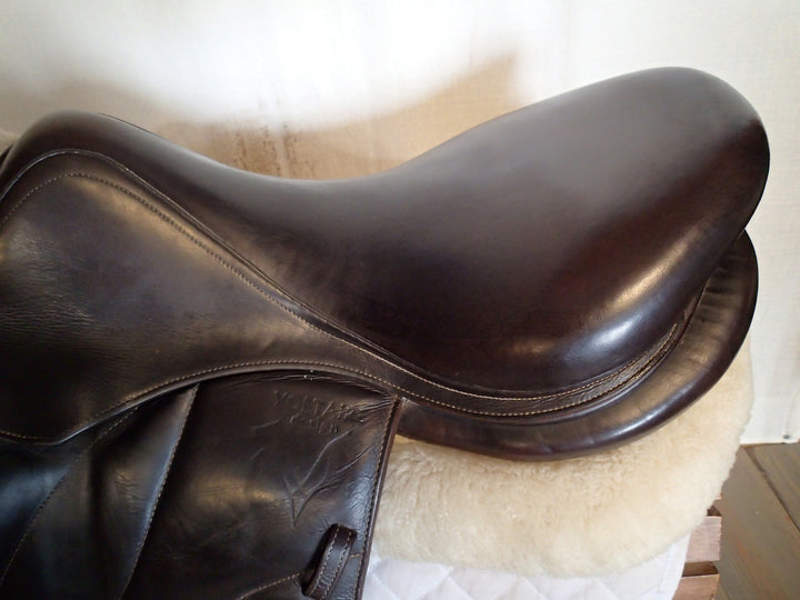 18.5" Voltaire Lexington Monoflap Saddle - Full Buffalo - 2015 - 2AA Flaps - 4.75" dot to dot - Pro Panels