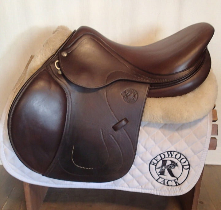17.5" Antares Skylla Saddle - Full Calfskin - 2023 - 3A Flaps - 4.5" dot to dot