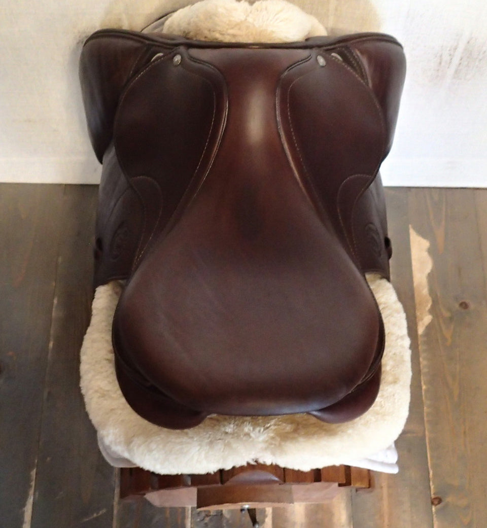 17.5" Antares Skylla Saddle - Full Calfskin - 2023 - 3A Flaps - 4.5" dot to dot