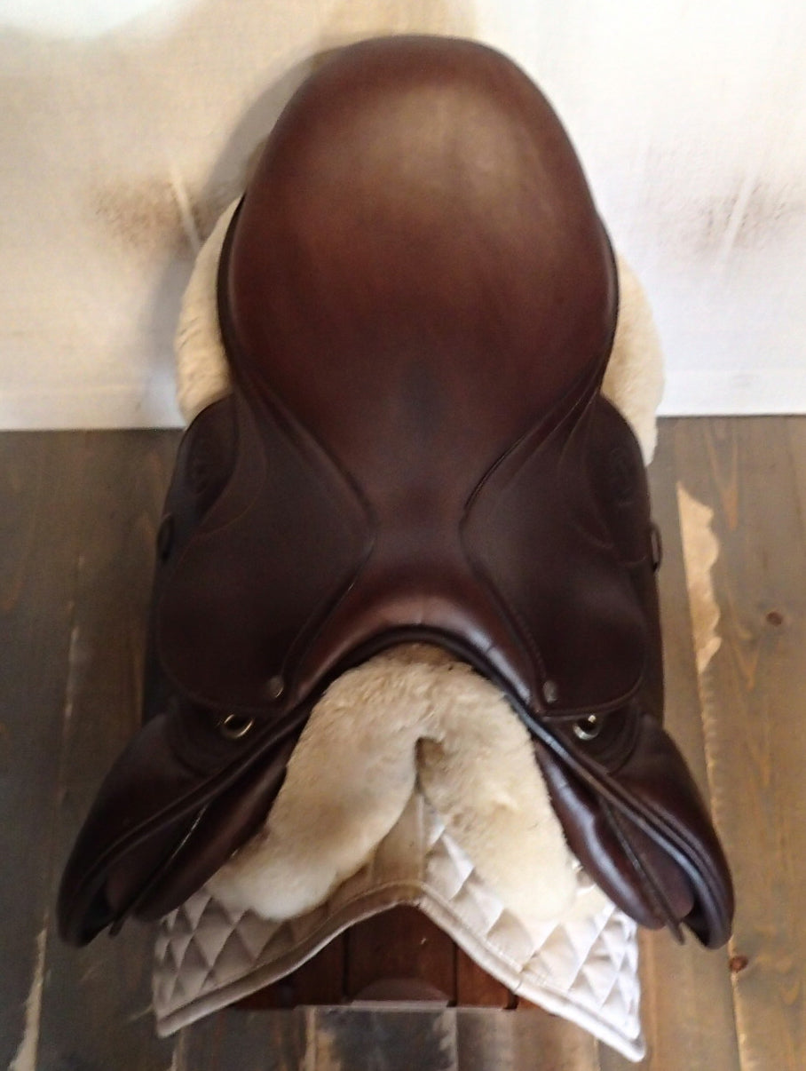 17.5" Antares Skylla Saddle - Full Calfskin - 2023 - 3A Flaps - 4.5" dot to dot