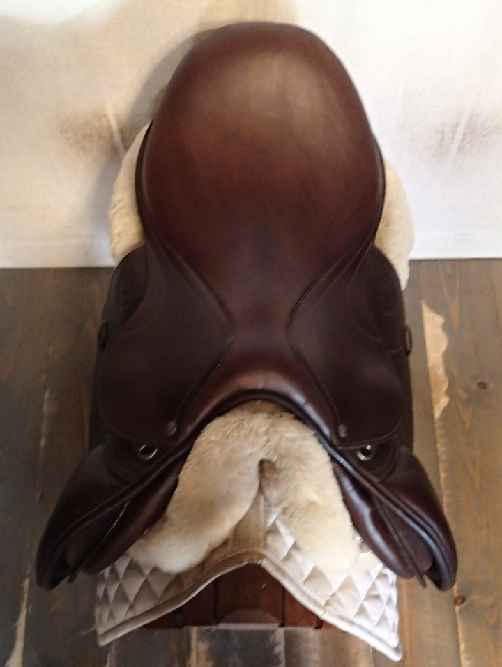 17.5" Antares Skylla Saddle - Full Calfskin - 2023 - 3A Flaps - 4.5" dot to dot