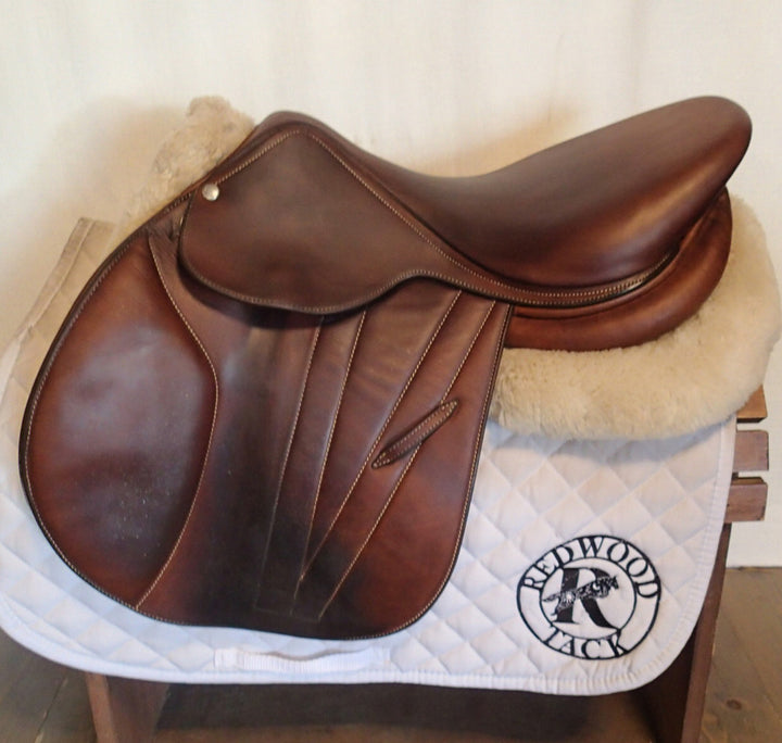 17" Butet Premium Saddle - Full Calfskin - 2023 - L Seat - 2C Flaps - 4.25" dot to dot