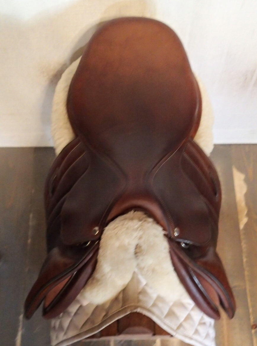 17" Butet Premium Saddle - Full Calfskin - 2023 - L Seat - 2C Flaps - 4.25" dot to dot