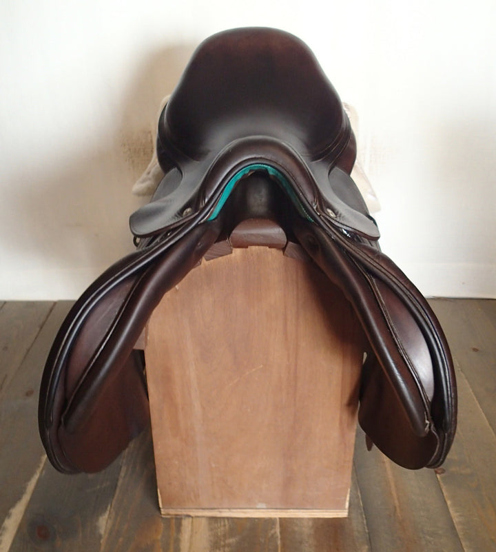 17.5" Voltaire Palm Beach Saddle - Full Buffalo - 2012 - 3AA Flaps - 4.75" dot to dot - FIN Panels