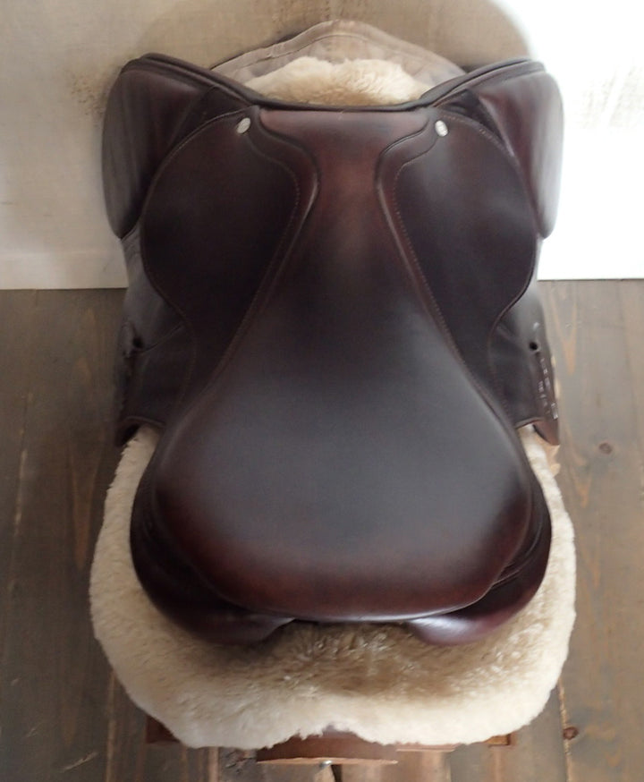 17" Antares Connexion Saddle - Full Buffalo - 2021 - 2AB Flaps - 4.75" dot to dot (927)