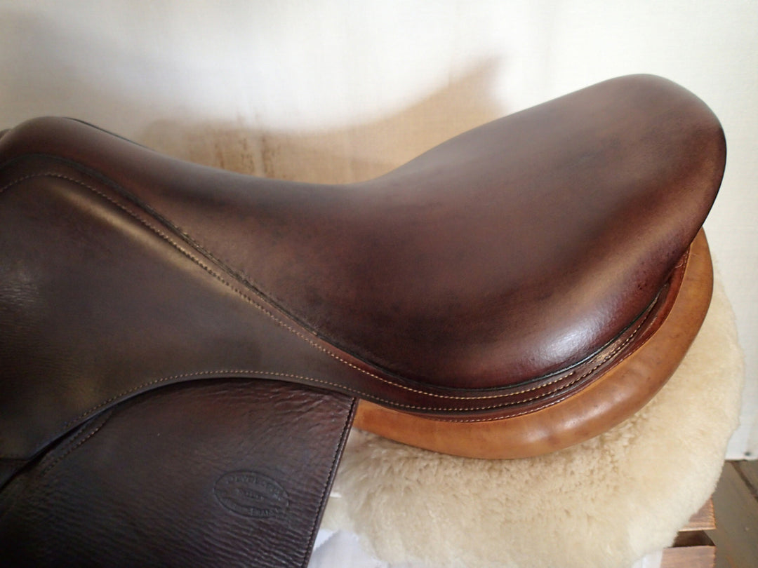 18" Devoucoux Oldara Saddle - 2009 - Full Buffalo - 2 Flaps - 4.25" dot to dot