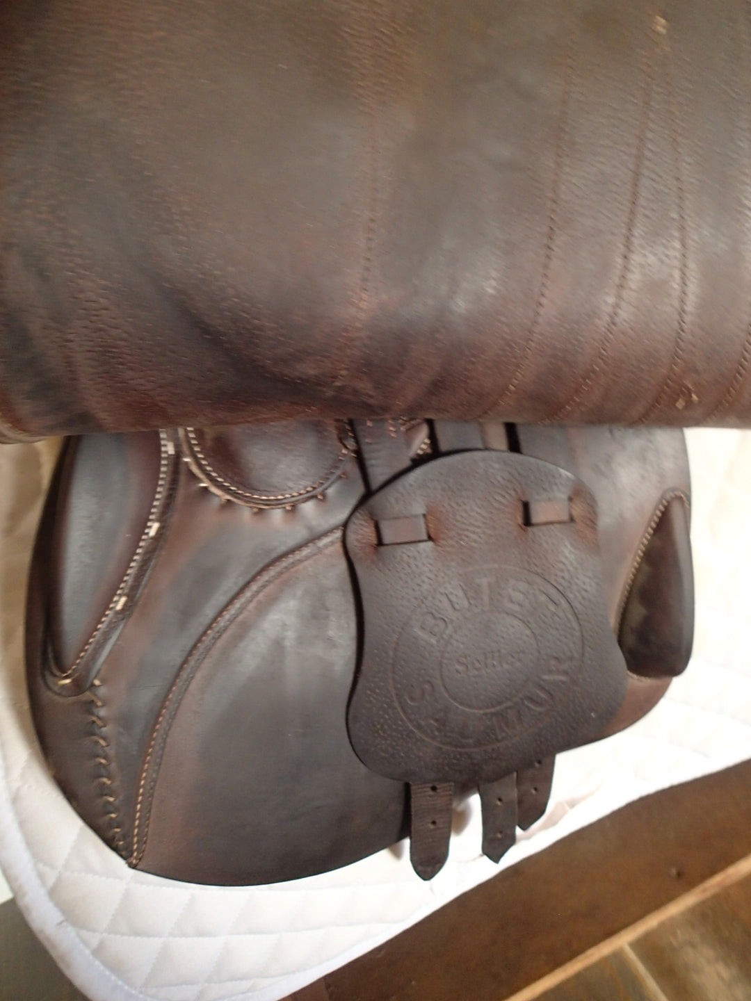 17.5" Butet Premium Saddle - Full Calfskin - 2021 - L Seat - 2.25L Flaps - 4.25" dot to dot (932)