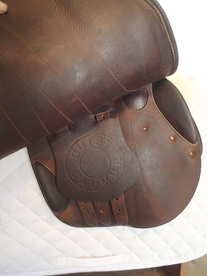 14.5" Baby Butet Premium Saddle - Full Calfskin - 2019 - M Seat - 0 Flaps - 4.75" dot to dot