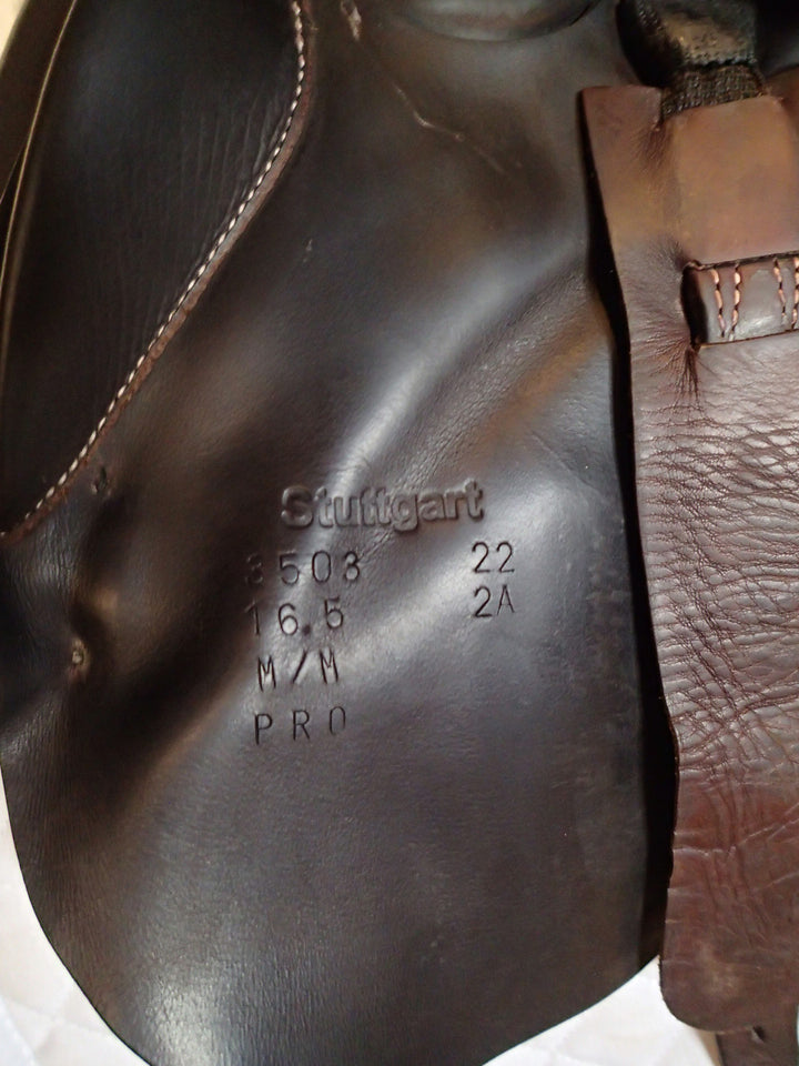 16.5" Voltaire Stuttgart Saddle - Full Buffalo - 2022 - 2A Flaps - 4.75" dot to dot - Pro Panels