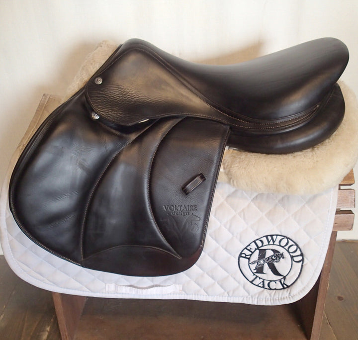 17.5" Voltaire Palm Beach Saddle - Full Buffalo - 2020 - 1A Flaps - 4.75" dot to dot - Pro Panels