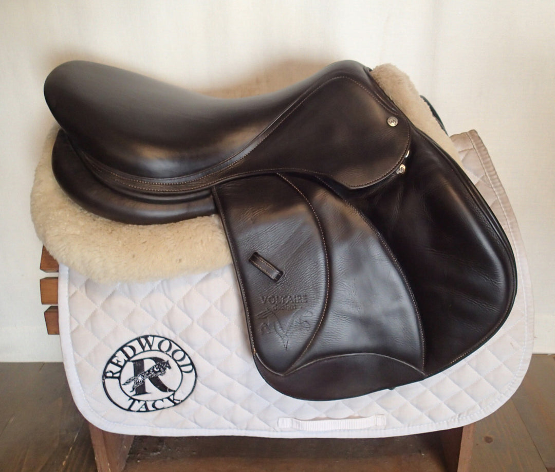 17.5" Voltaire Palm Beach Saddle - Full Buffalo - 2020 - 1A Flaps - 4.75" dot to dot - Pro Panels