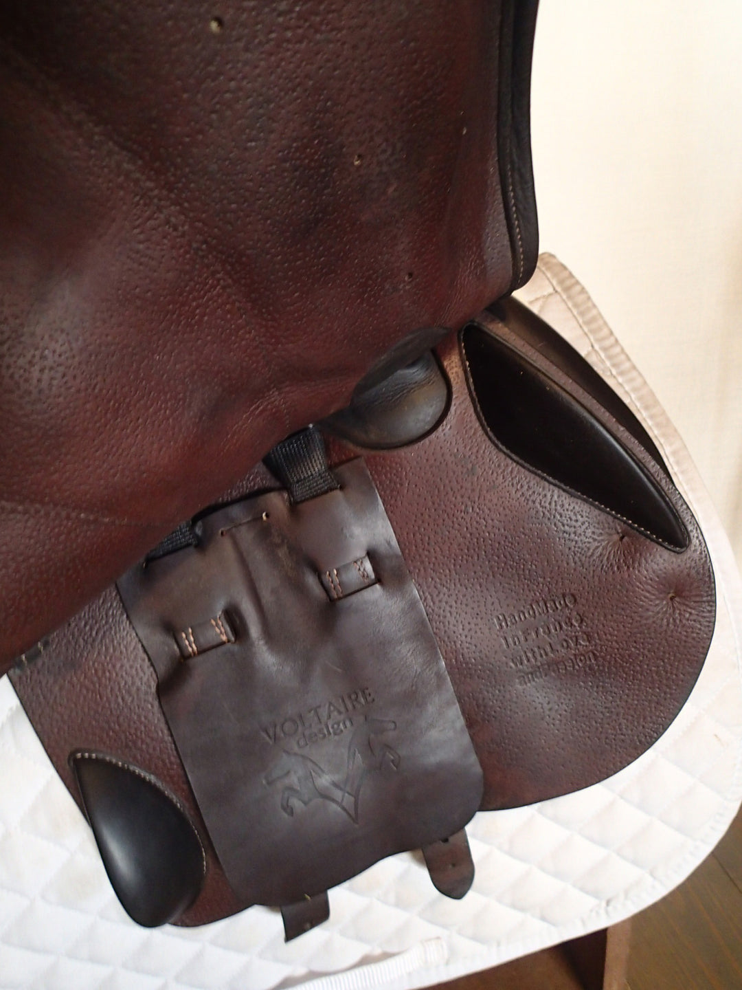 17.5" Voltaire Palm Beach Saddle - Full Buffalo - 2020 - 1A Flaps - 4.75" dot to dot - Pro Panels