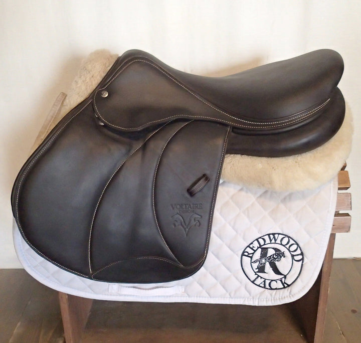 18" Voltaire Palm Beach Saddle - Full Buffalo - 2023 - 2AA Flaps - 4.75" dot to dot - Pro Panels