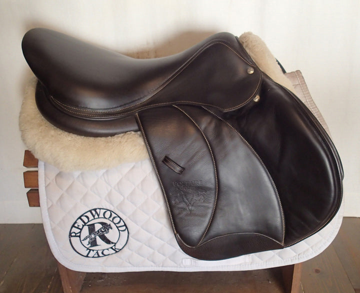 18" Voltaire Stuttgart Saddle - Full Buffalo - 2018 - 3AA Flaps - 4.75" dot to dot - Pro Panels