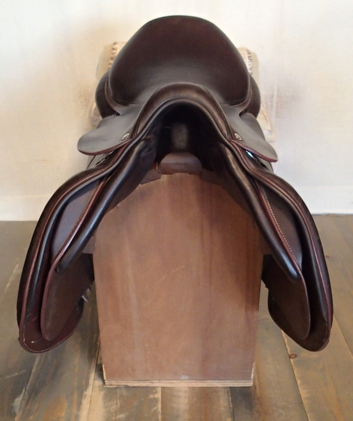 17" Devoucoux Biarritz O Saddle - Full Buffalo - 2021 - 3AB Flaps - 4.5" dot to dot