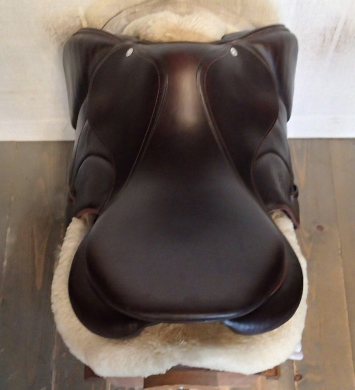 17" Devoucoux Biarritz O Saddle - Full Buffalo - 2021 - 3AB Flaps - 4.5" dot to dot