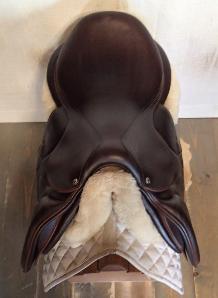 17" Devoucoux Biarritz O Saddle - Full Buffalo - 2021 - 3AB Flaps - 4.5" dot to dot