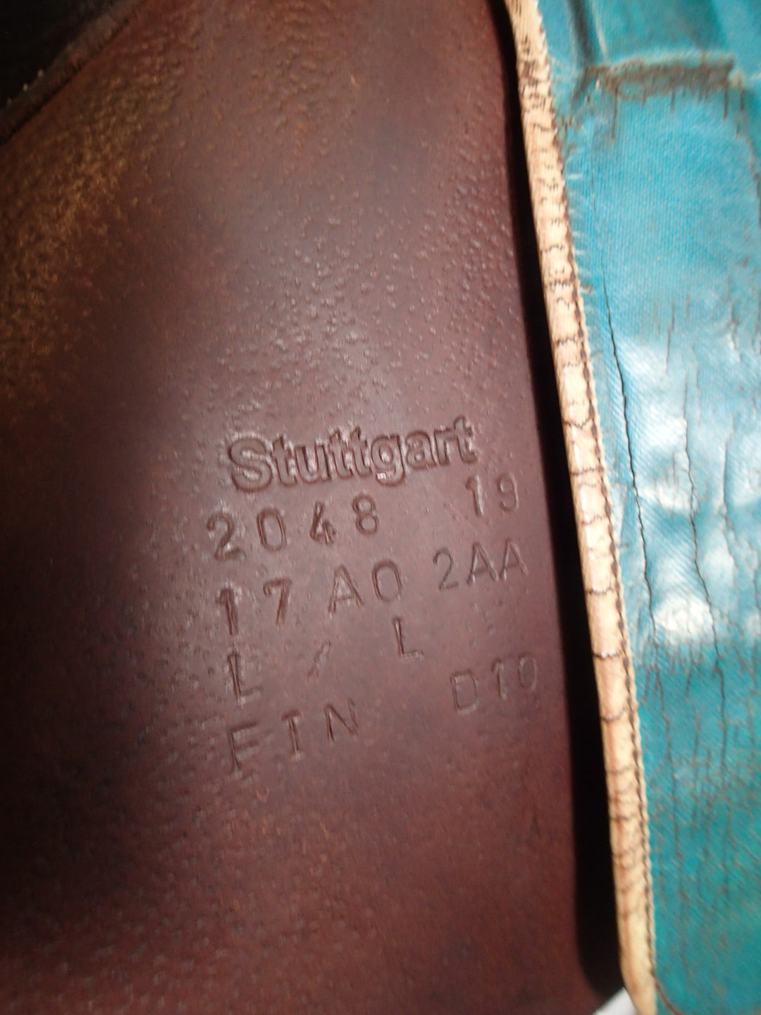 17" Voltaire Stuttgart Saddle - Full Buffalo - 2019 - 2AA Flaps - 5" dot to dot - FIN Panels (953)