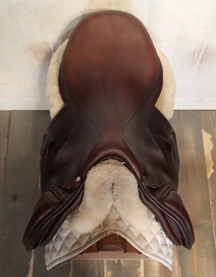 17" Antares Evolution Saddle - Full Buffalo - 2014 - 2N Flaps - 4.5" dot to dot (955)