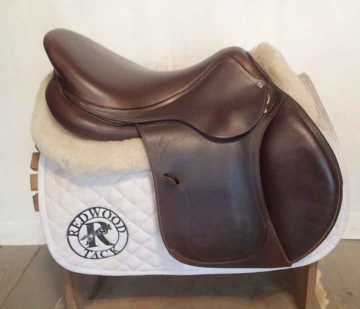 17.5" Antares Connexion Saddle - Full Buffalo - 2020 - 3A Flaps - 5" dot to dot (956)