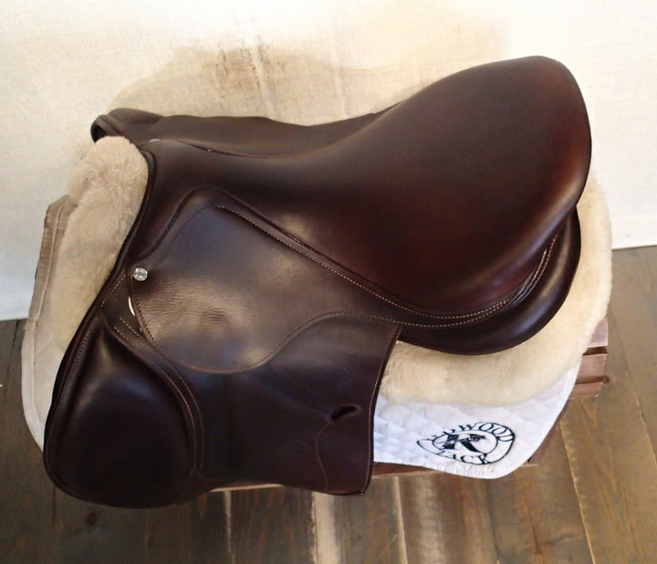 17.5" Antares Connexion Saddle - Full Buffalo - 2020 - 3A Flaps - 5" dot to dot (956)