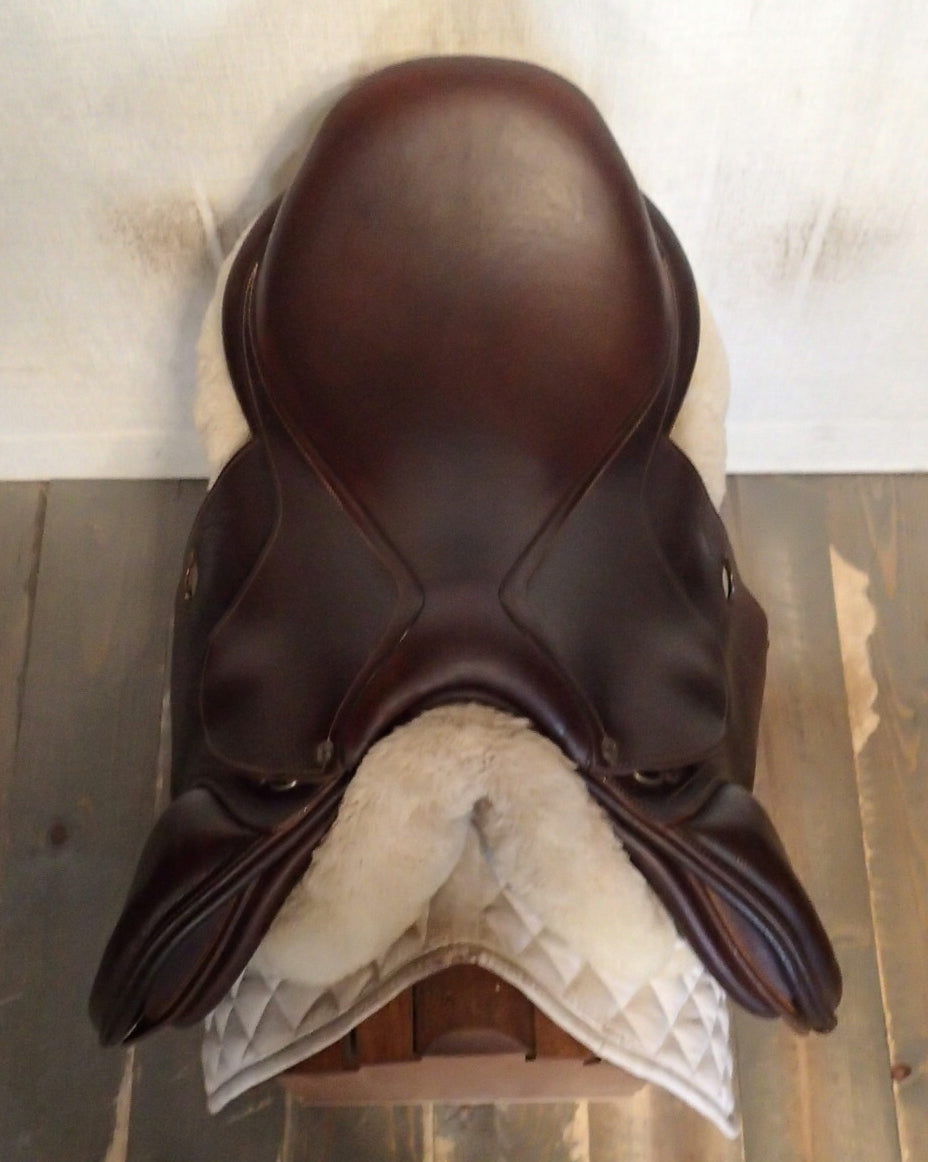 17.5" Antares Connexion Saddle - Full Buffalo - 2020 - 3A Flaps - 5" dot to dot (956)