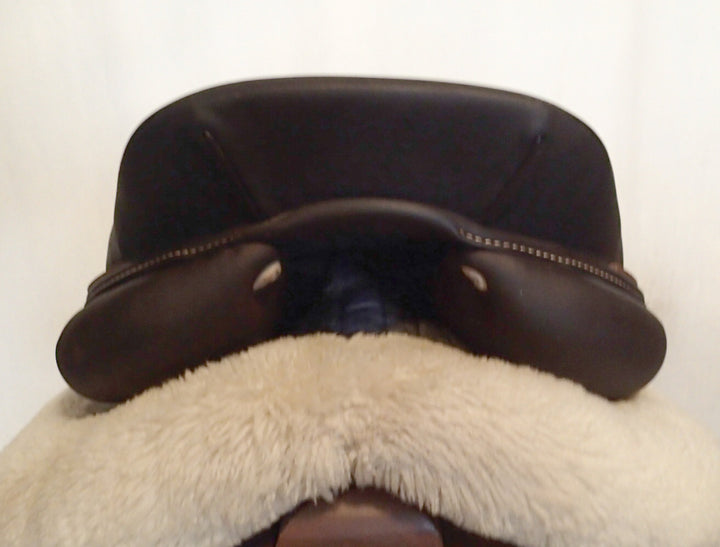 17.5" Antares Evolution Saddle - Full Buffalo - 2022 - 4AB Flaps - 4.5" dot to dot (961)