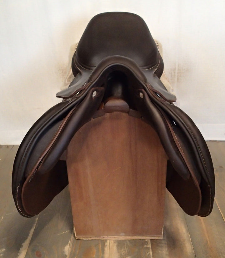 17.5" Antares Evolution Saddle - Full Buffalo - 2022 - 4AB Flaps - 4.5" dot to dot (961)