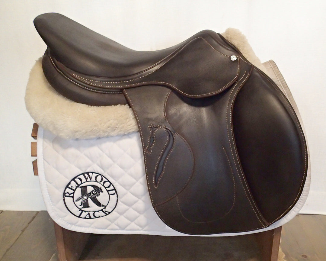 17.5" Antares Evolution Saddle - Full Buffalo - 2022 - 4AB Flaps - 4.5" dot to dot (961)