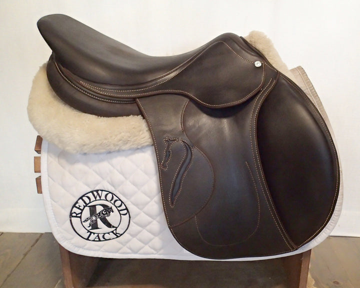 17.5" Antares Evolution Saddle - Full Buffalo - 2022 - 4AB Flaps - 4.5" dot to dot (961)