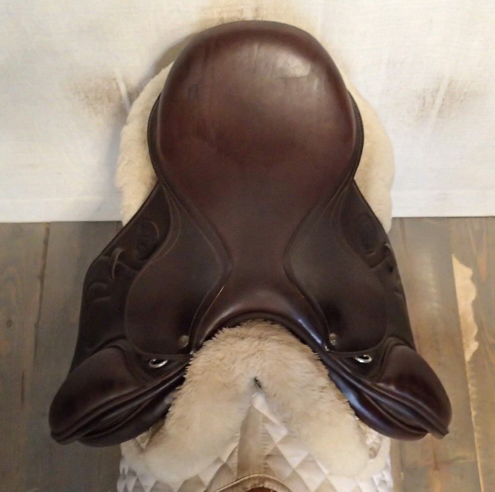 15" / 15.5" Antares Skylla Saddle - Full Buffalo - 2021 - 4.5" dot to dot (962)