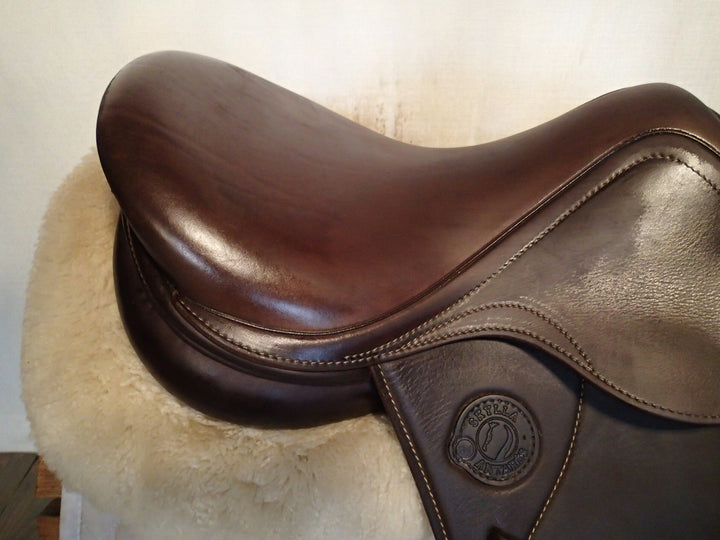 15" / 15.5" Antares Skylla Saddle - Full Buffalo - 2021 - 4.5" dot to dot (962)