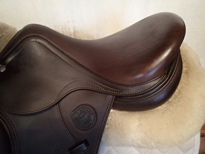 15" / 15.5" Antares Skylla Saddle - Full Buffalo - 2021 - 4.5" dot to dot (962)