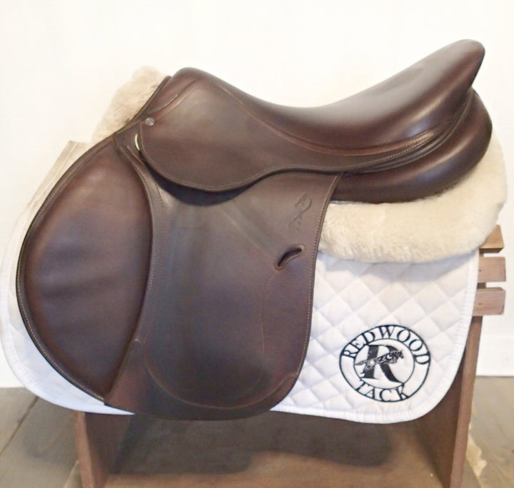 18" Antares Connexion Saddle - Full Buffalo - 2017 - 3A Flaps - 5" dot to dot (963)