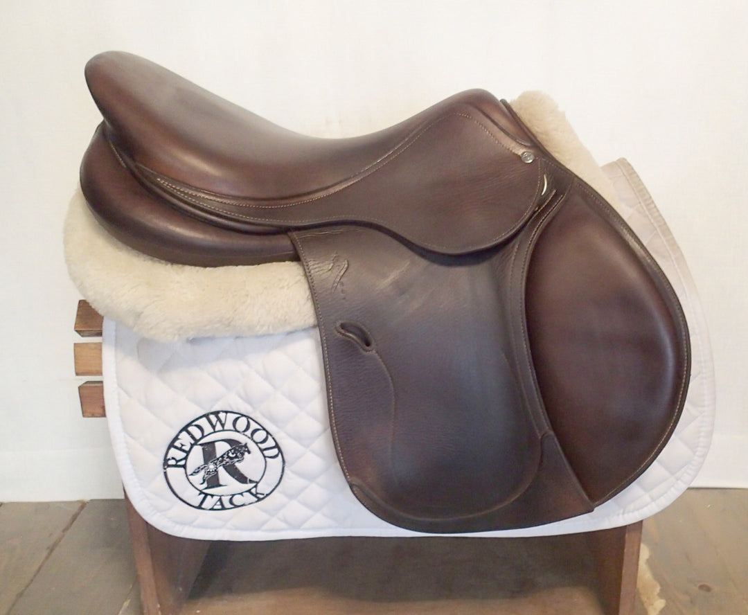 18" Antares Connexion Saddle - Full Buffalo - 2017 - 3A Flaps - 5" dot to dot (963)