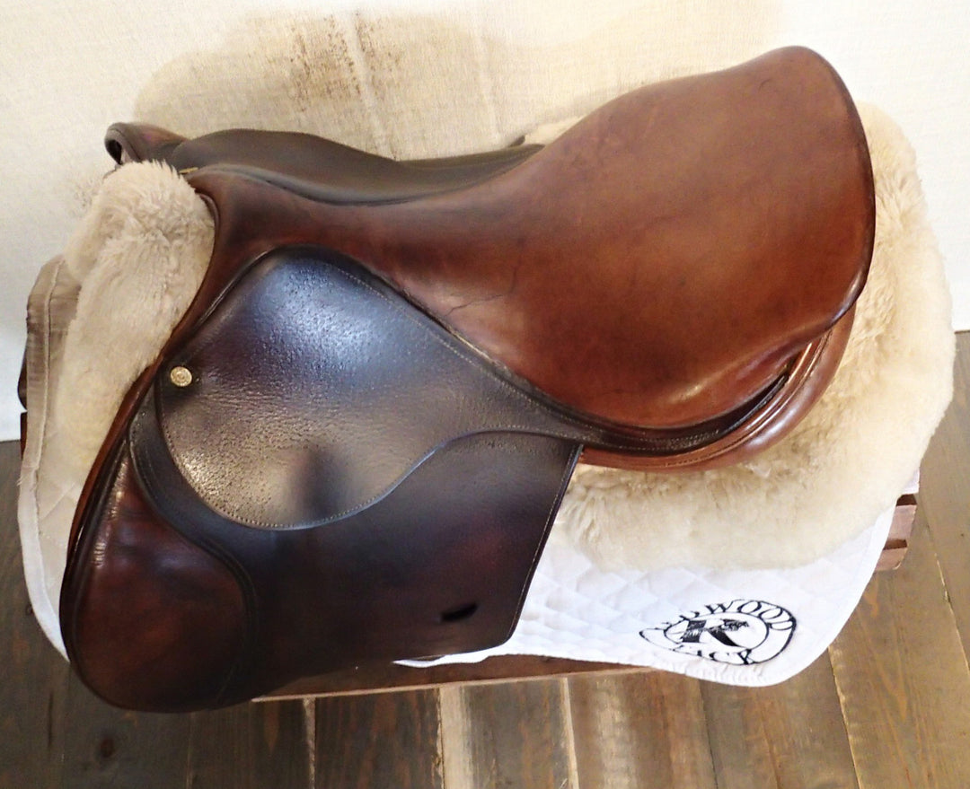 16.5" PJ Bruno Delgrange Saddle - 2001 - 4.5" dot to dot (965)