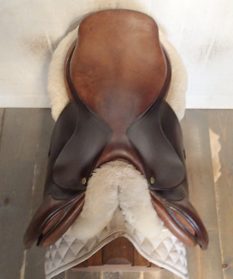 16.5" PJ Bruno Delgrange Saddle - 2001 - 4.5" dot to dot (965)